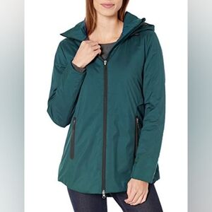 HI-TEC Women's Devil Mountain Longline Thermal Filled Coat Large Teal Blue